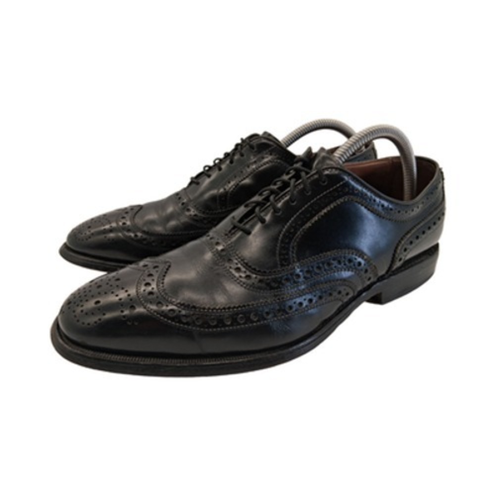 Allen Edmonds McAllister Shoes Mens Size 8 D Black Wingtip Oxford Made In USA